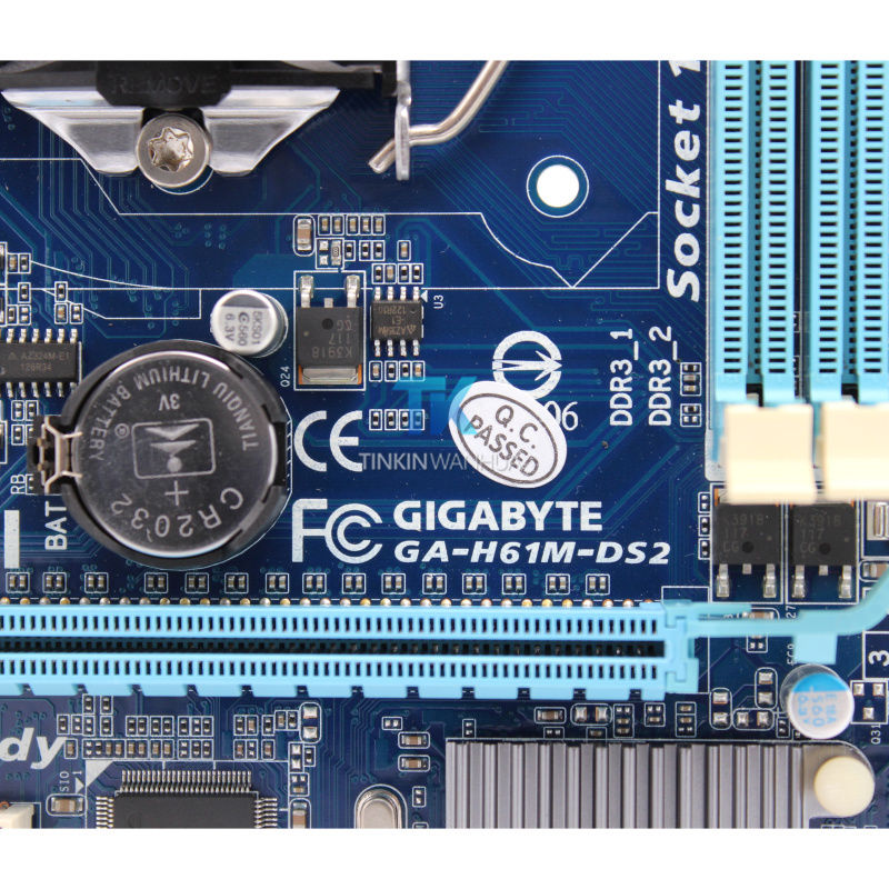 Gigabyte GA-H61M-DS2 Intel Socket LGA 1155 Micro-ATX Motherboard